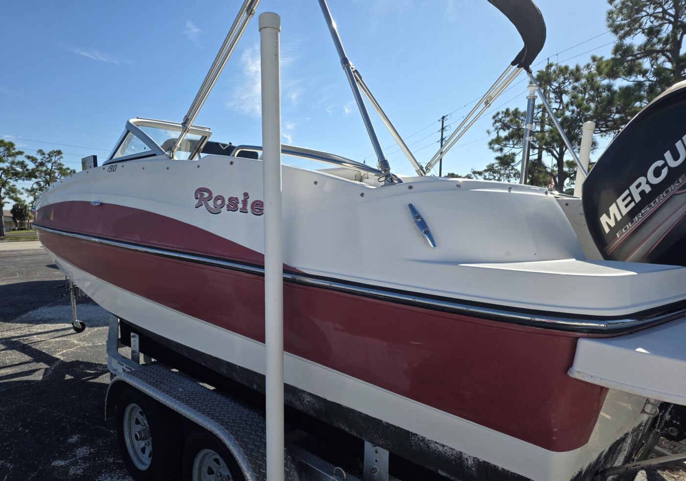 2013 BAYLINER 190 DECK BOAT - Image 3
